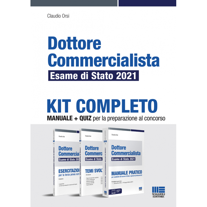 Dottore Commercialista Esame di Stato 2021 Kit completo