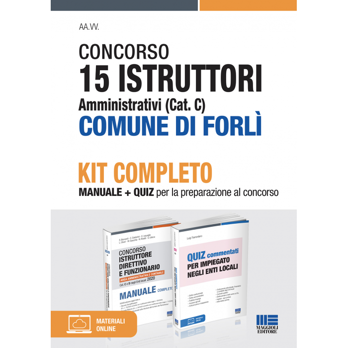 Concorso 15 Istruttori amministrativi Forlì - KIT 