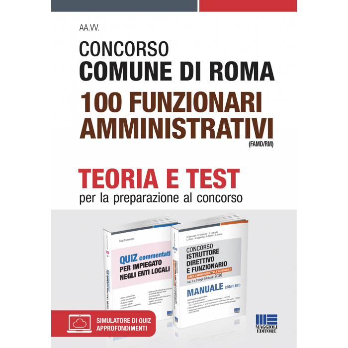 Concorso Comune di Roma 100 Funzionari amministrativi 