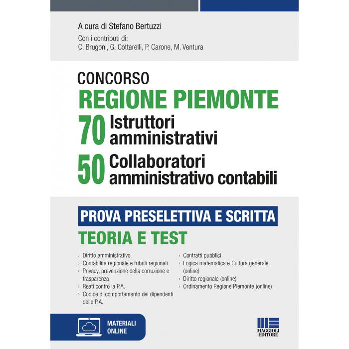Concorso Regione Piemonte 70 Istruttori amministrativi 
