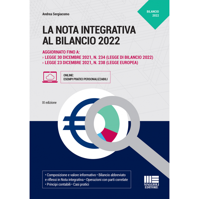 La nota integrativa al bilancio 2022 - Libro carta