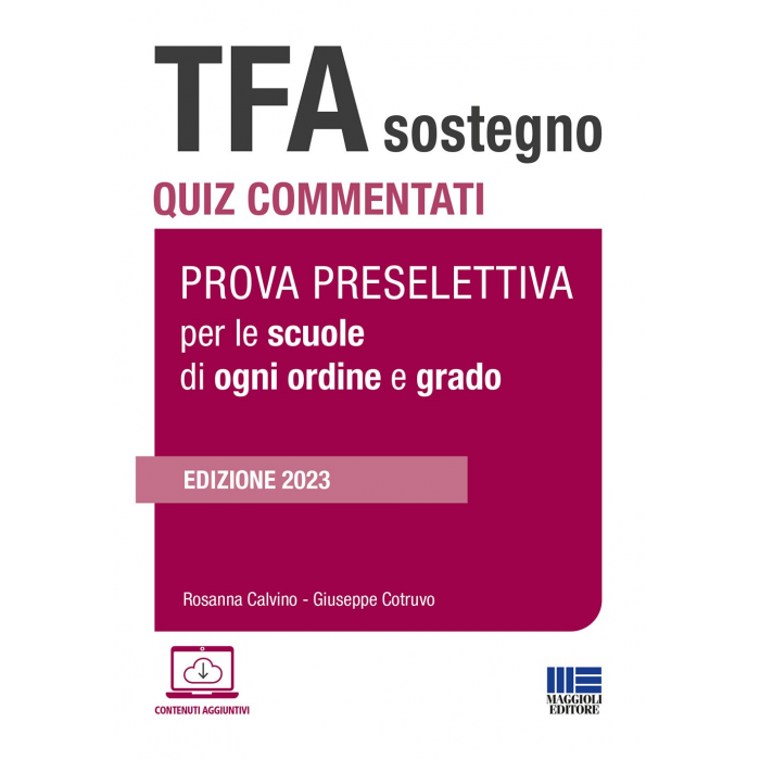 TFA Sostegno Quiz commentati - Edizione 2023