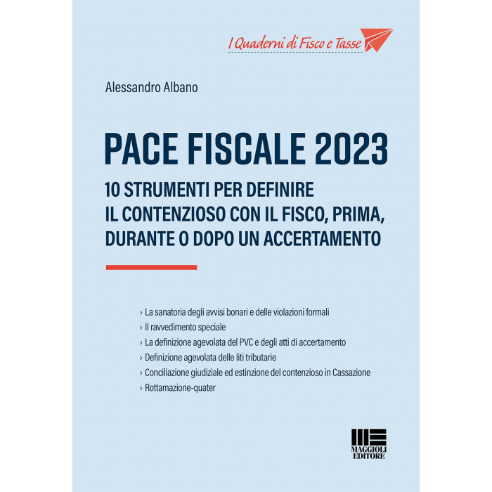 Pace fiscale 2023 - Libro di Carta