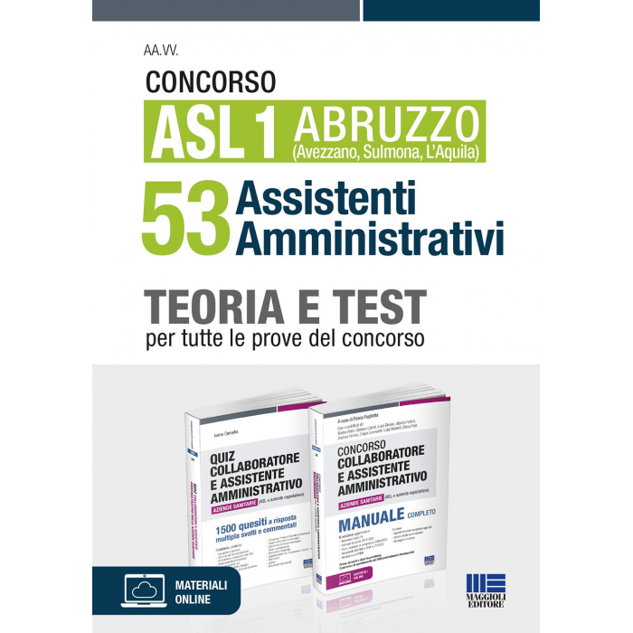 Concorso ASL 1 Abruzzo  2023 KIT di preparazione 