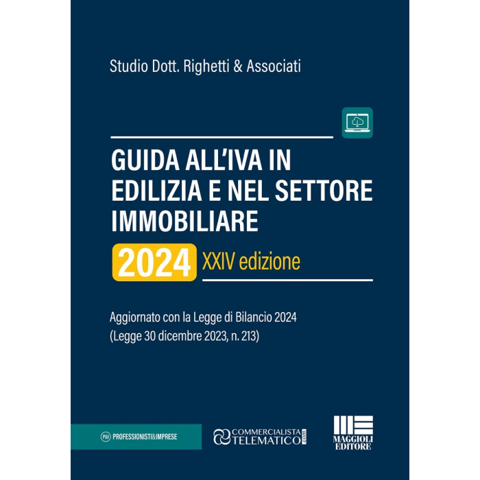 IVA in edilizia e nel settore immobiliare 2024-cartaceo