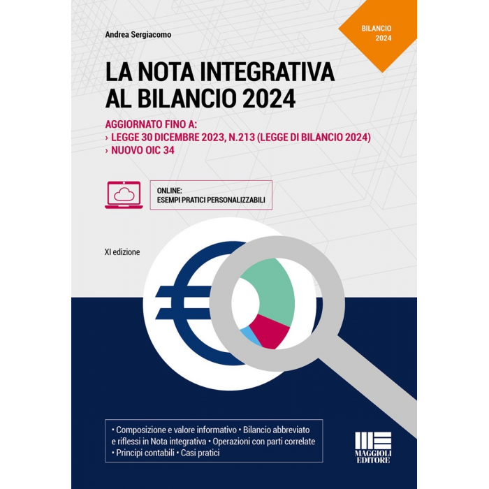 La Nota Integrativa al Bilancio 2024 - cartaceo