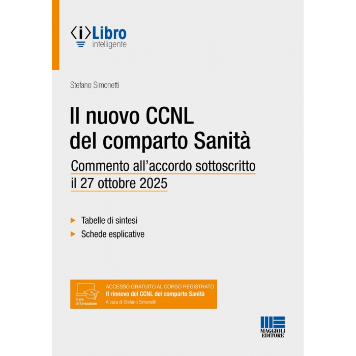 Il  CCNL del comparto Sanita 27.10.2025 | Libro  carta