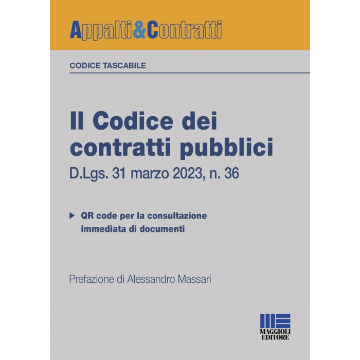 Il Codice dei contratti pubblici - tascabile - cartaceo