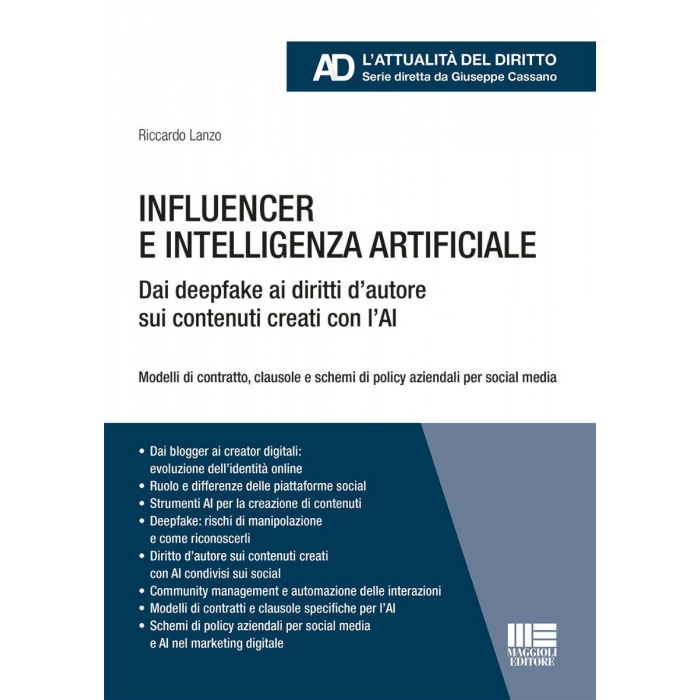 Influencer e intelligenza artificiale | Libro di carta