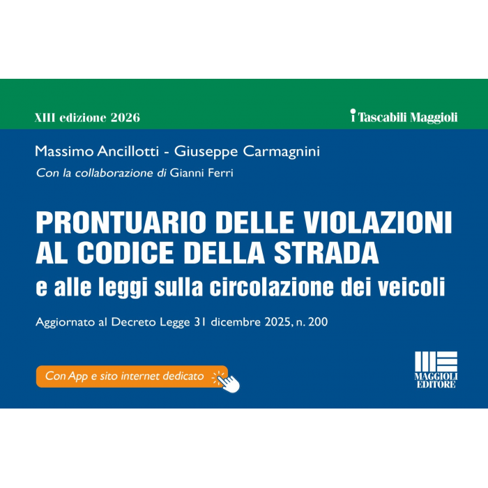 Prontuario delle violazioni al Codice della Strada 