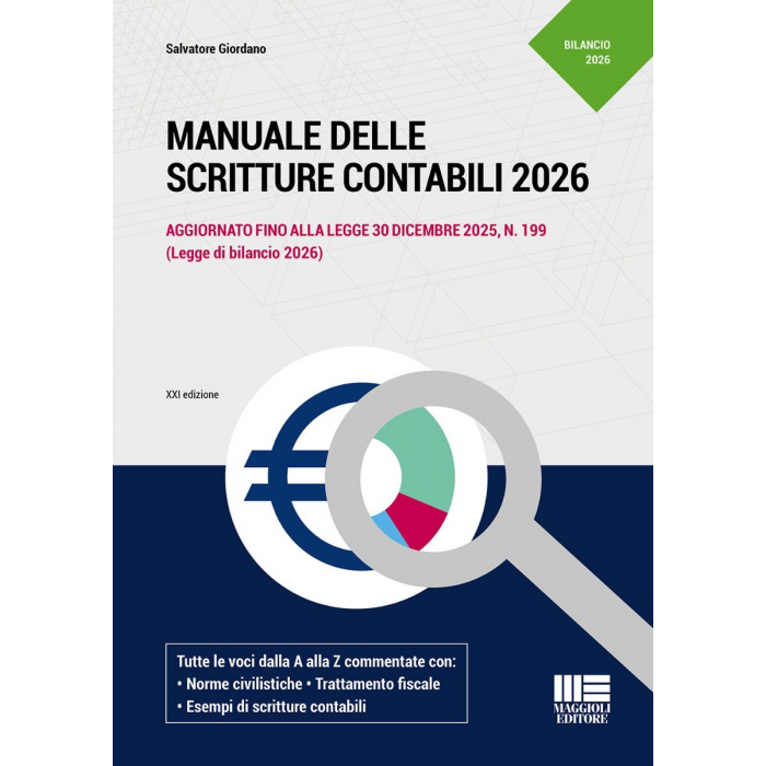 Manuale delle scritture contabili 2026 | Libro di carta
