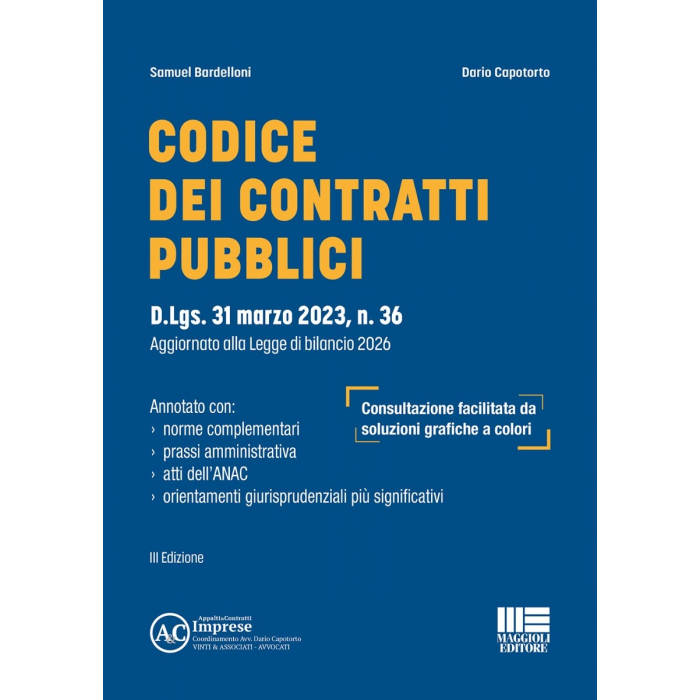 Codice dei contratti pubblici | Libro di carta 2026