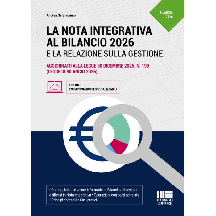 La nota integrativa al bilancio 2026 | Libro di carta