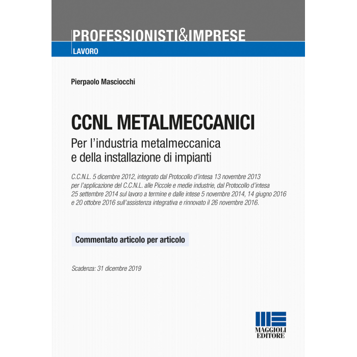 CCNL METALMECCANICI - (Libro)