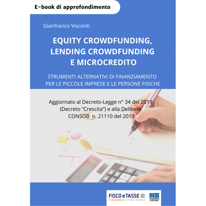 Equity crowdfunding. Lending crowdfunding. Microcredito