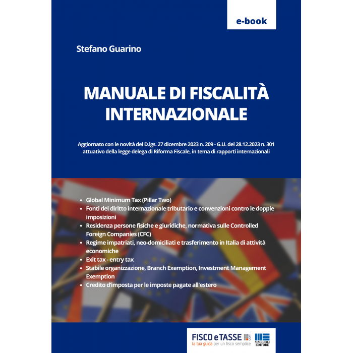 Manuale di fiscalità internazionale (eBook 2024)