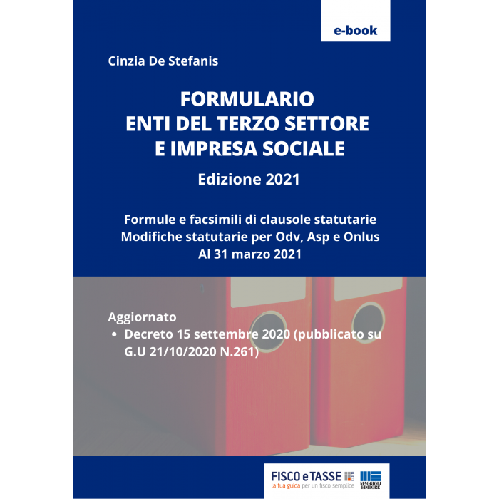 Formulario Enti Terzo Settore e Impresa sociale