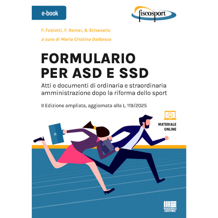 Formulario per ASD e SSD | eBook 2025 Formulario per ASD e SSD | eBook 2025