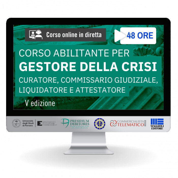 Corso abilitante Gestore Crisi d'impresa - V edizione