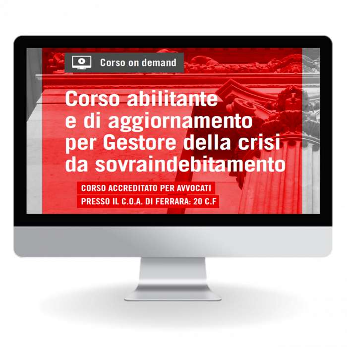 Gestore crisi da sovraindebitamento - Corso online