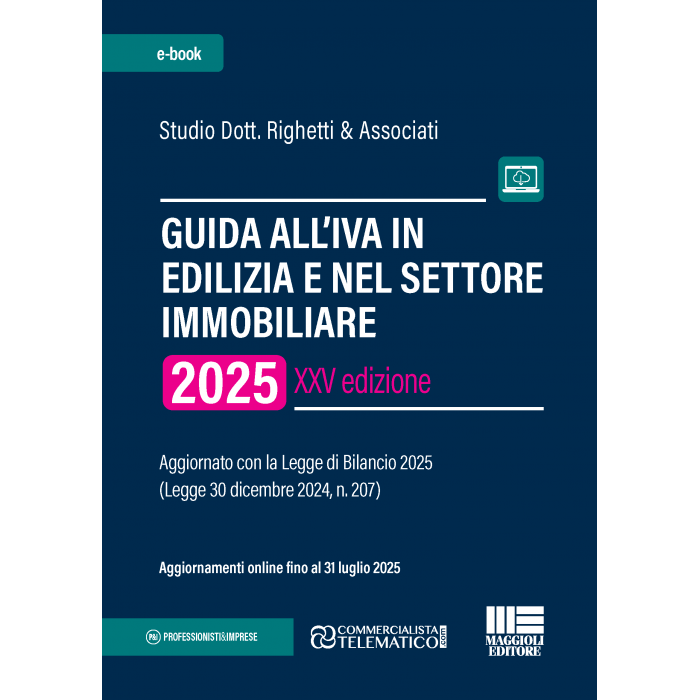 Iva in edilizia e nel settore immobiliare | eBook 2025