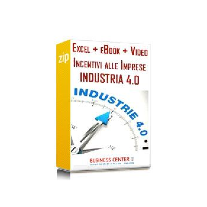 Industria 4.0 - Pacchetto excel + eBook + Video