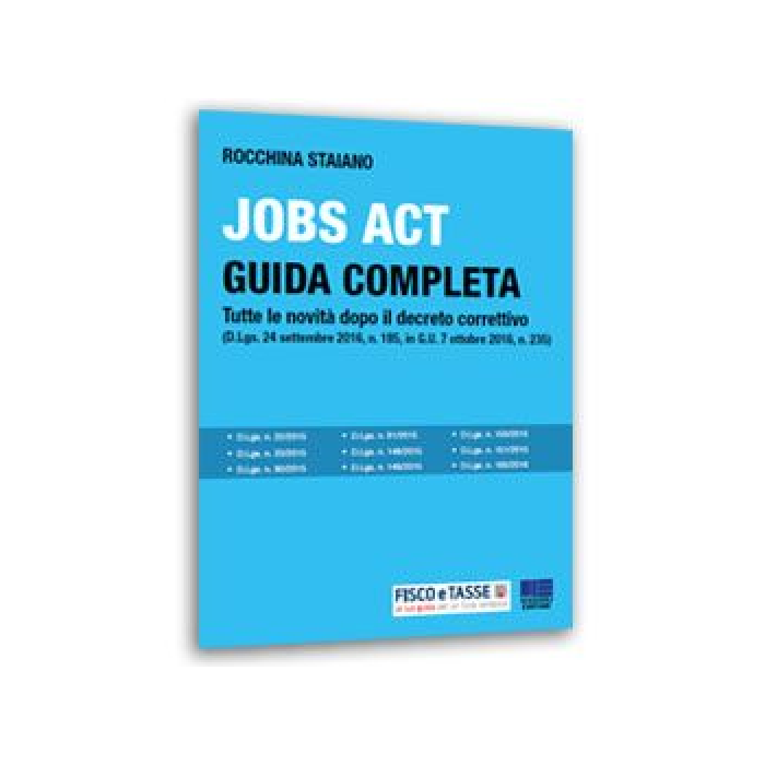 Jobs Act: Guida completa (eBook 2016)