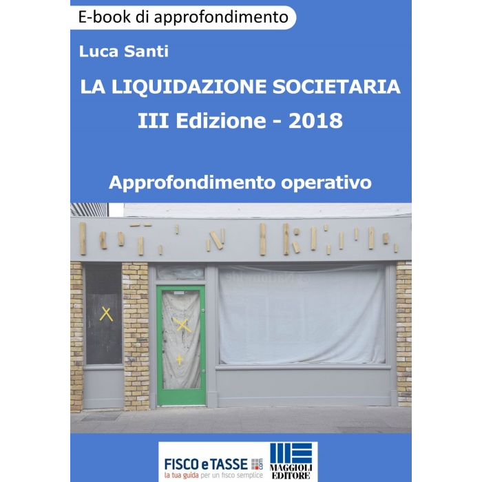 La liquidazione societaria (eBook 2018)