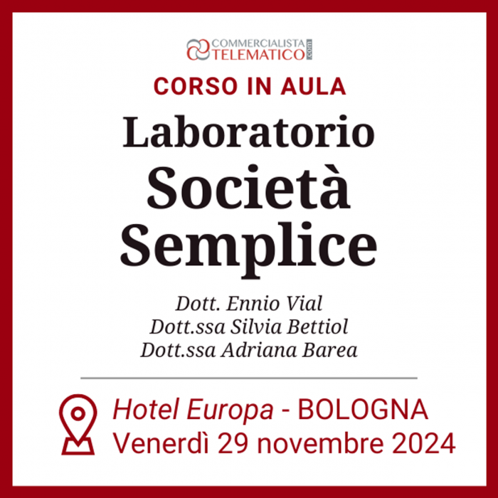 Laboratorio pratico sulla Società Semplice