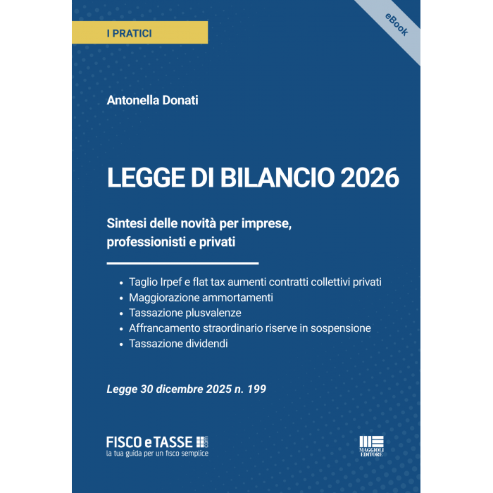 Legge di Bilancio 2026 | eBook
