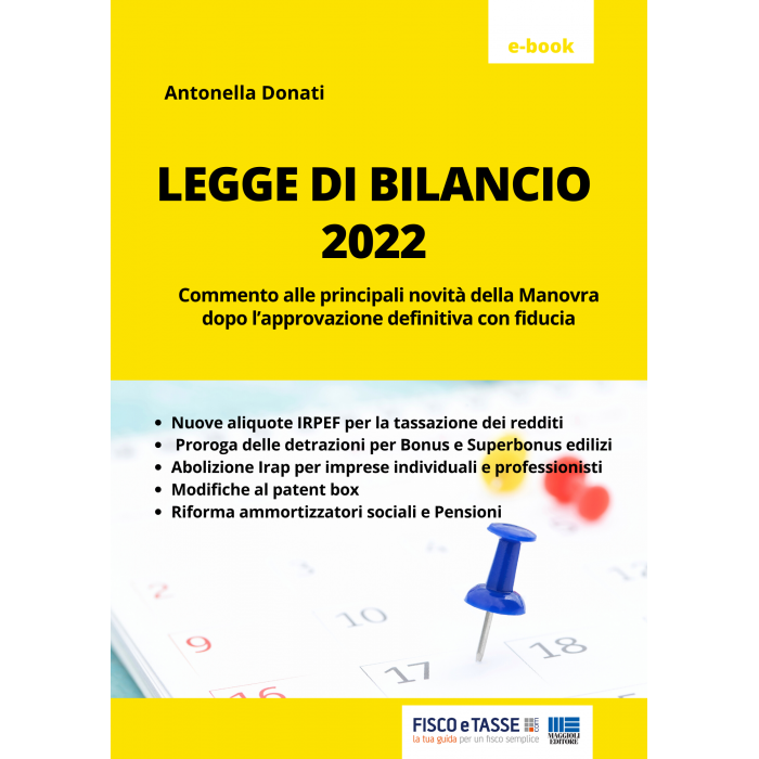 Legge di Bilancio 2022 (eBook)