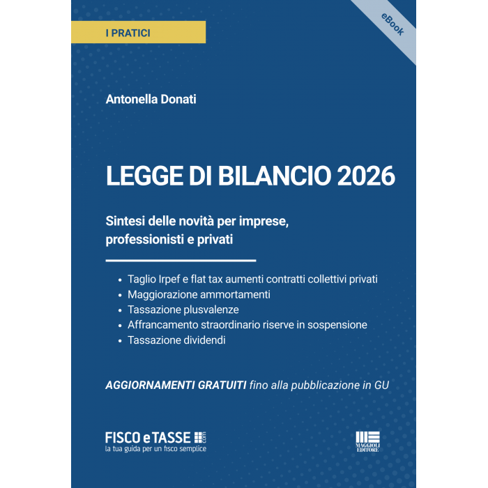 Legge di Bilancio 2026 | eBook