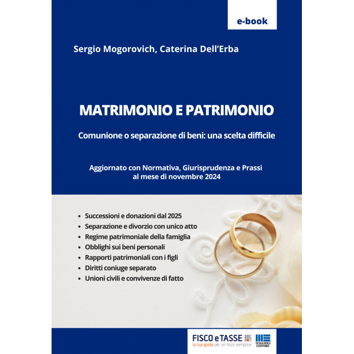 Matrimonio e Patrimonio (eBook 2024)