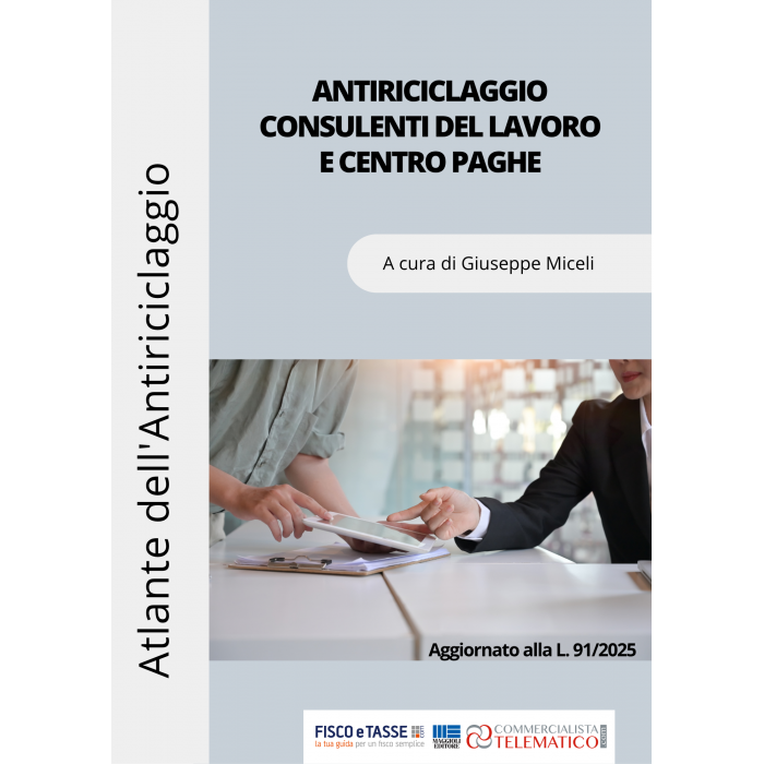 Antiriciclaggio consulenti del lavoro e centro paghe