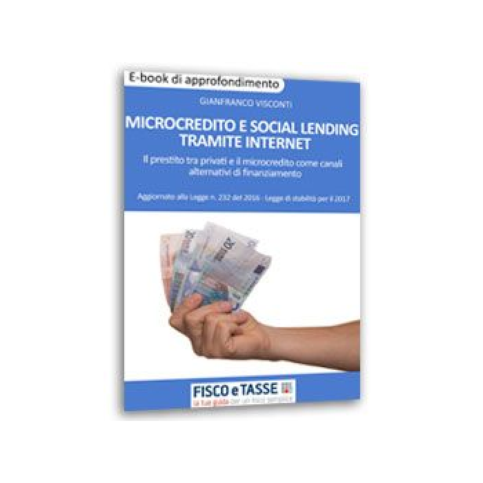 Microcredito e social lending tramite internet (eBook)