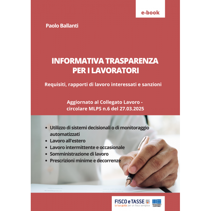Informativa trasparenza ai lavoratori | eBook