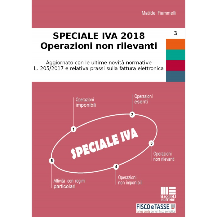Speciale IVA 2018 - Operazioni non rilevanti (eBook)