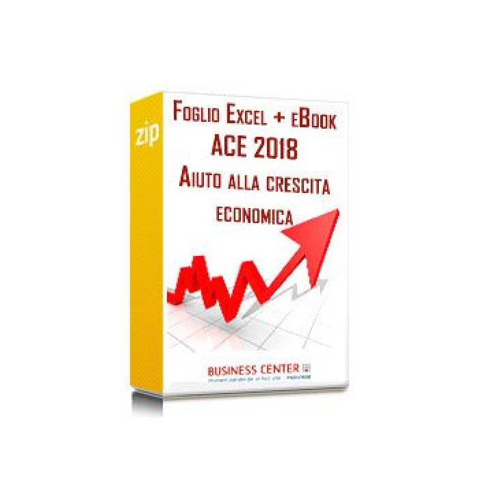 ACE - Aiuto alla crescita economica (excel + eBook)