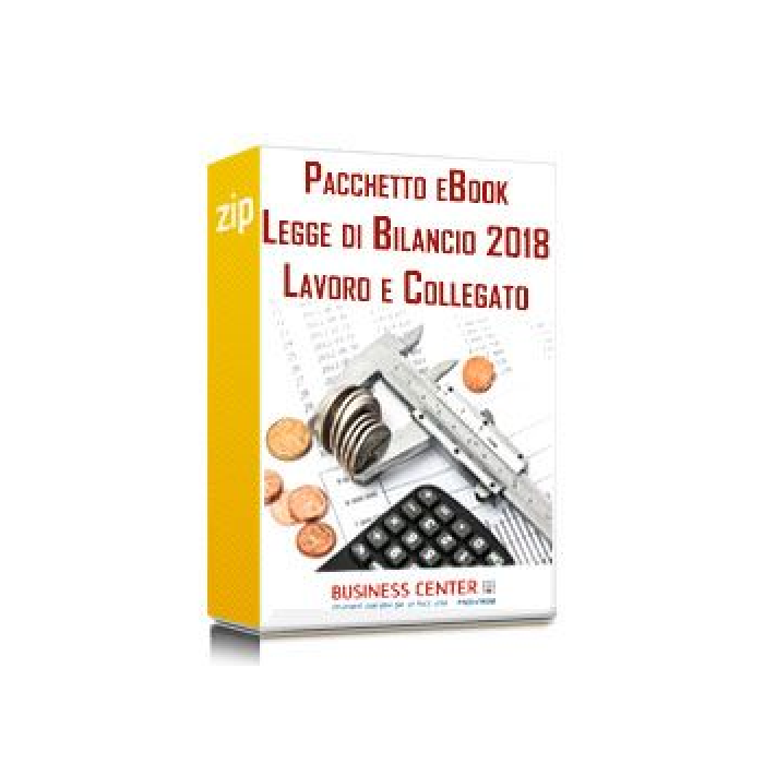 Legge di Bilancio 2018: Pacchetto 3 eBook e 2 Circolari