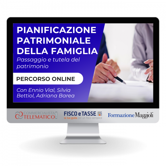 Pianificazione patrimoniale della famiglia | Corso 