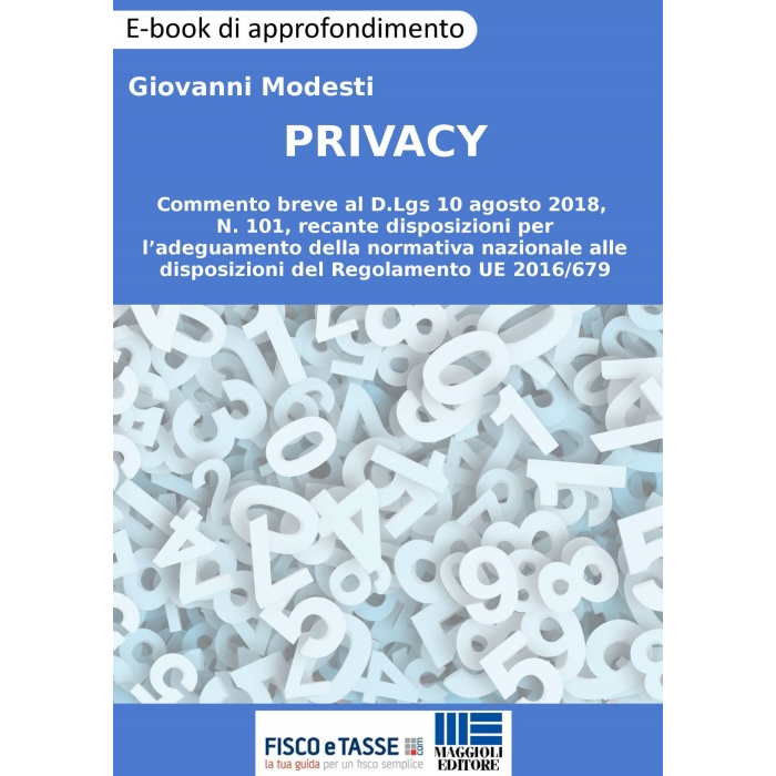 Privacy - Commento breve al D.lgs 101/2018