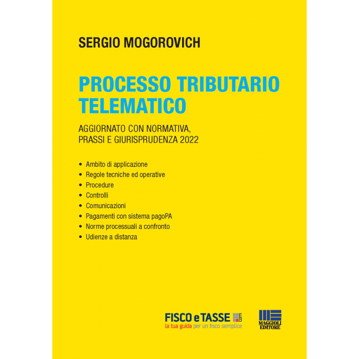 Processo tributario telematico (eBook 2022)