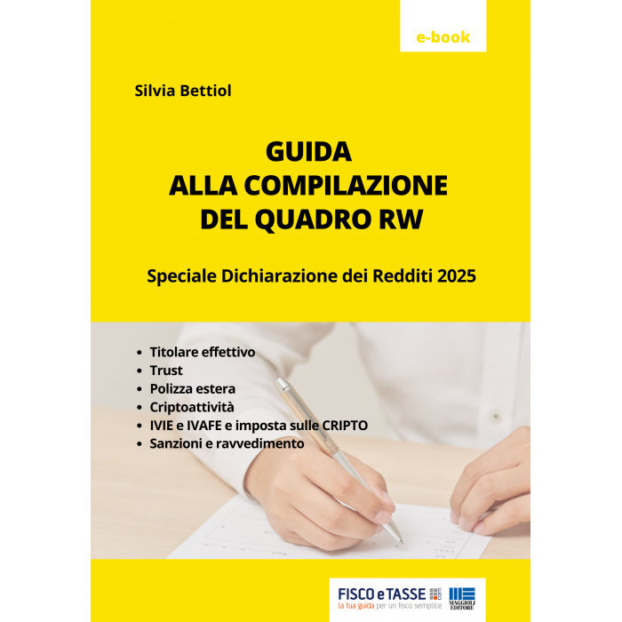 Guida alla compilazione del Quadro RW 2025 | eBook