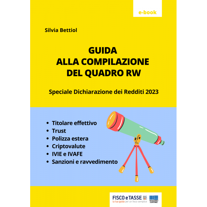 Guida alla compilazione del Quadro RW 2023 (eBook)