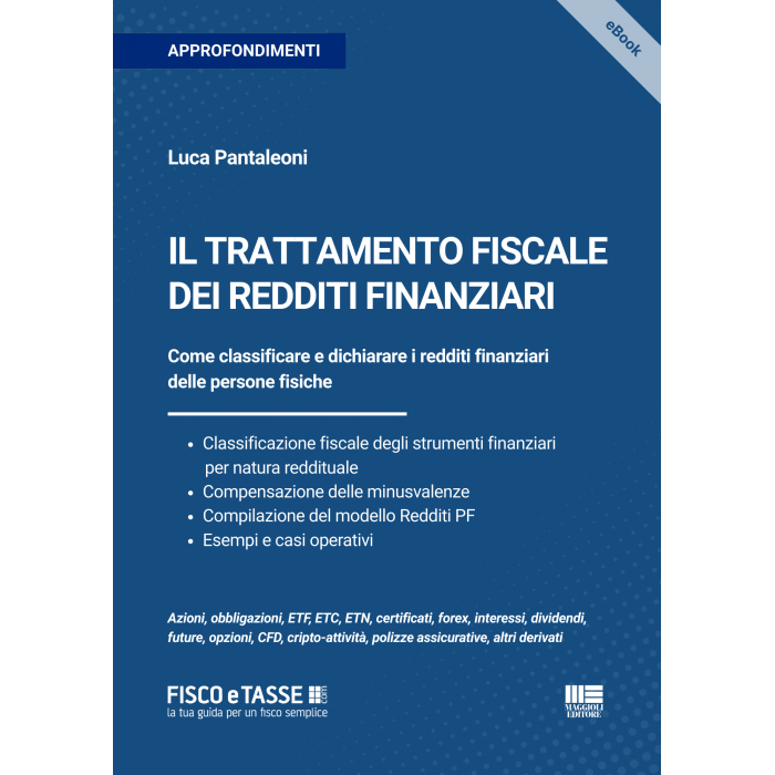 Il trattamento fiscale dei redditi finanziari | eBook