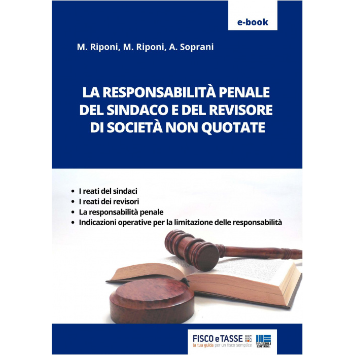 Responsabilità penale del sindaco e revisore (eBook)