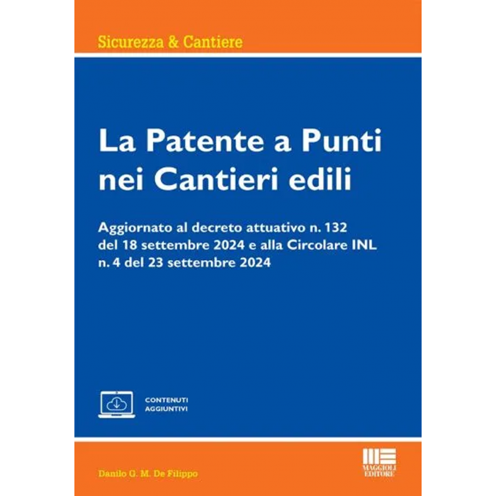 La Patente a Punti nei Cantieri edili - Libro di carta