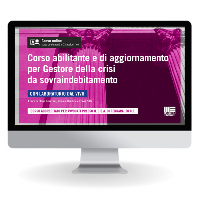 Gestore crisi da sovraindebitamento - Corso online