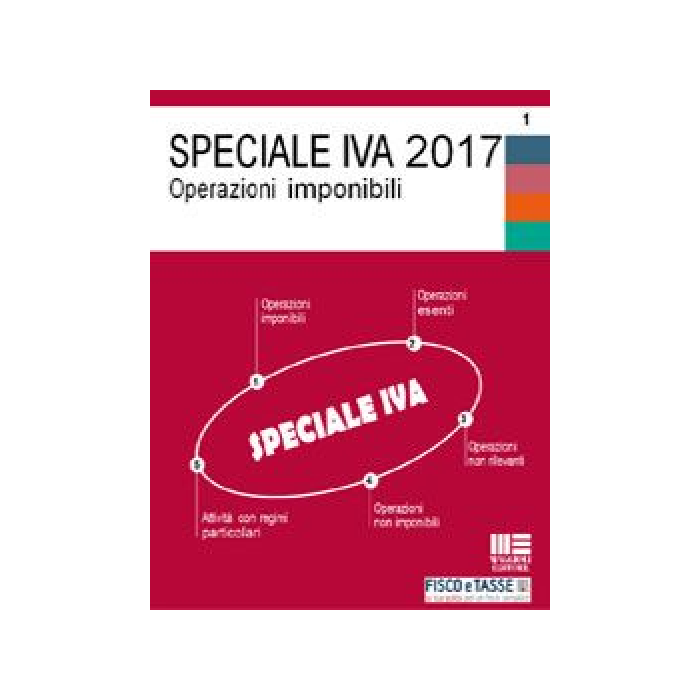 Speciale IVA 2017 - Operazioni imponibili (eBook)