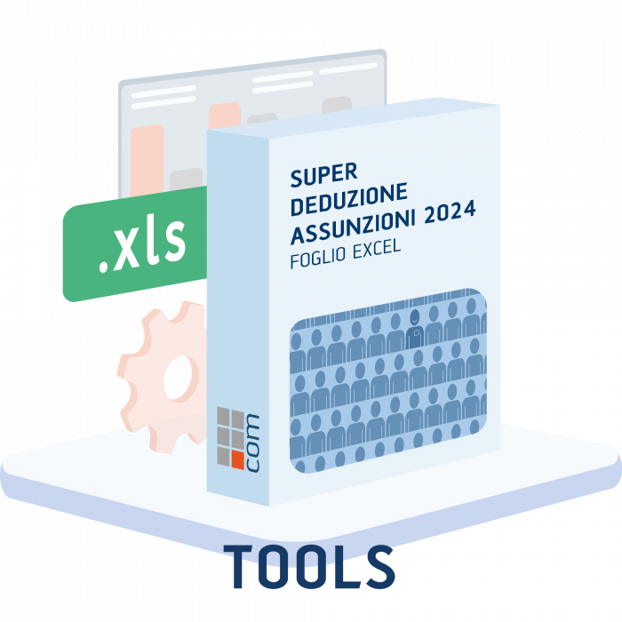 Calcolo super deduzione assunzioni 2024 (Excel)